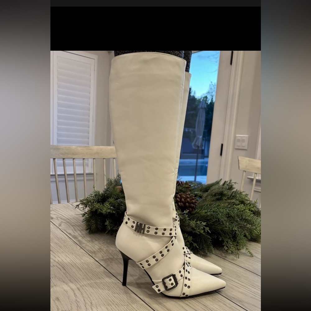Niihai, white leather, size 37 = US - 7